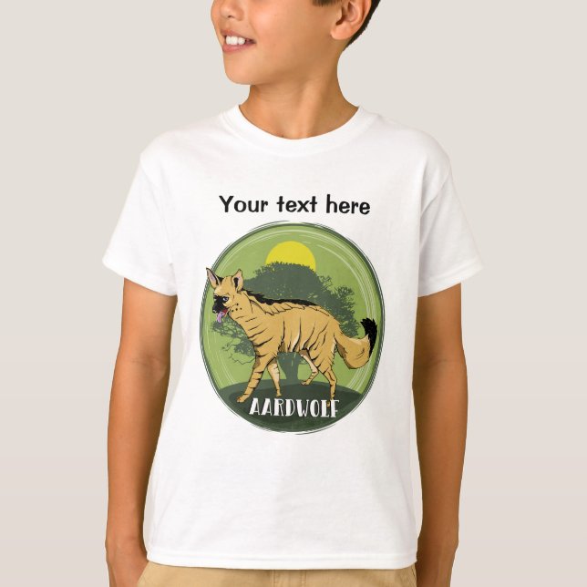 T-shirt Photo de Loup-de-jardin (Devant)