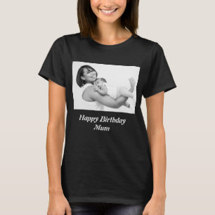 T-shirt Photo de maman d'anniversaire sur mesure