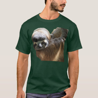 T-shirt Photo de paresse sur la chemise foncée