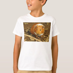 T-shirt Photo de porc guinéenne personnalisée pour animaux