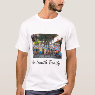 T-shirt Photo de Réunion simple et moderne personnalisée
