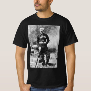 T-shirt Photo de sport vintage, joueur de baseball de Bost