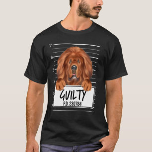 T-shirt Photo d'identité de Mastiff Tibétain Chien Coupabl