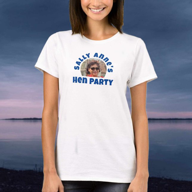 T-shirt Photo du parti Hen de la dame (Créateur téléchargé)