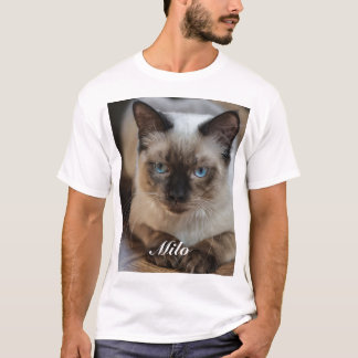 T-shirt Photo et nom de chat de poupée personnalisée