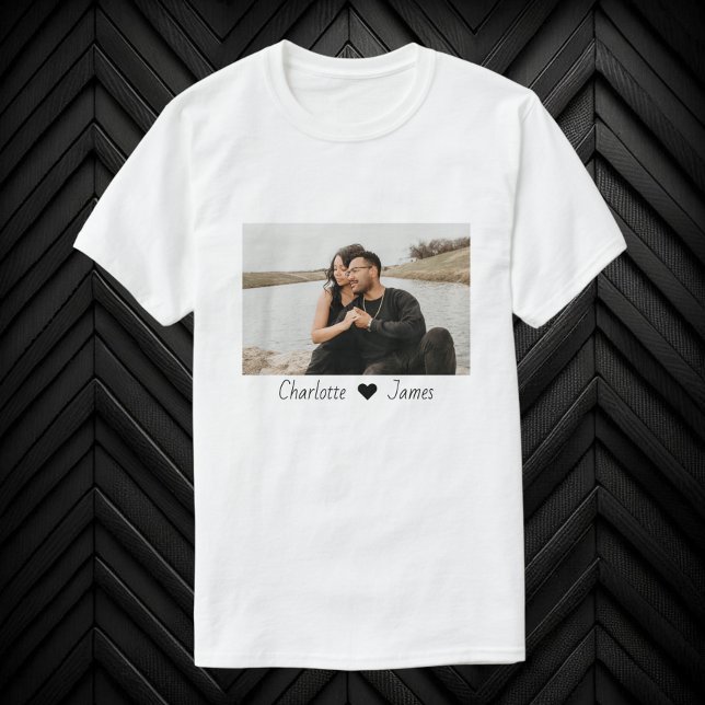 T-shirt Photo Et Texte Personnalisés (Créateur téléchargé)