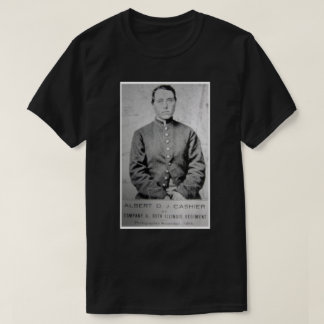 T-shirt Photo historique, Albert Cashier - Union Soldier