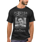 T-Shirt Photo Mémorial « À jamais dans nos cœurs »