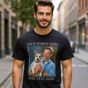 T-shirt Photo & Message Personnalisés