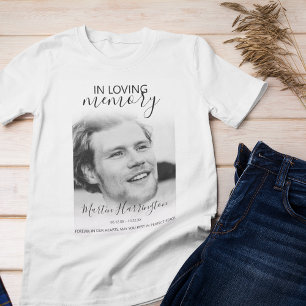 T-Shirt photo moderne en souvenir