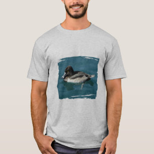 T-shirt Photo Oiseau du lac à col rond pour canard mâle