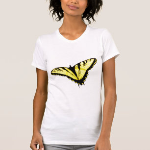 T-shirt Photo papillon de l'épaisse du tigre oriental