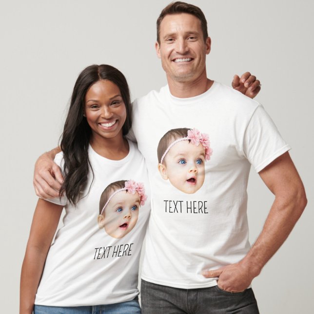 T-shirt Photo Personalisée Visage Drôle (Créateur téléchargé)