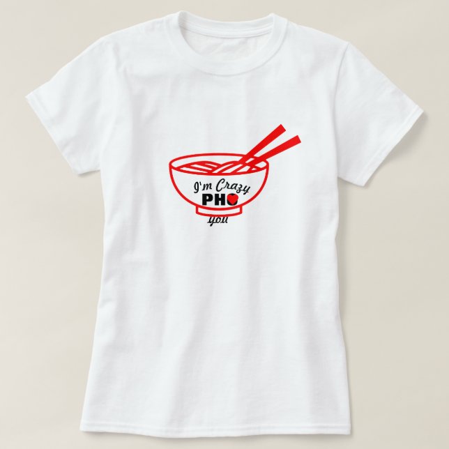 T-shirt Photo Personnalisable Puns Nourriture Plaisanterie (Design devant)