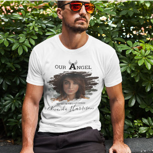 T-Shirt Photo Personnalisé Aile d'Ange Mémoria