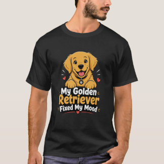 T-shirt Photo personnalisé Chien Golden Retriever a amélio