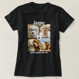 T-shirt Photo personnalisé et texte personnalisé pour chie