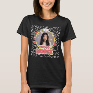T-Shirt Photo personnalisé pour infirmières fières