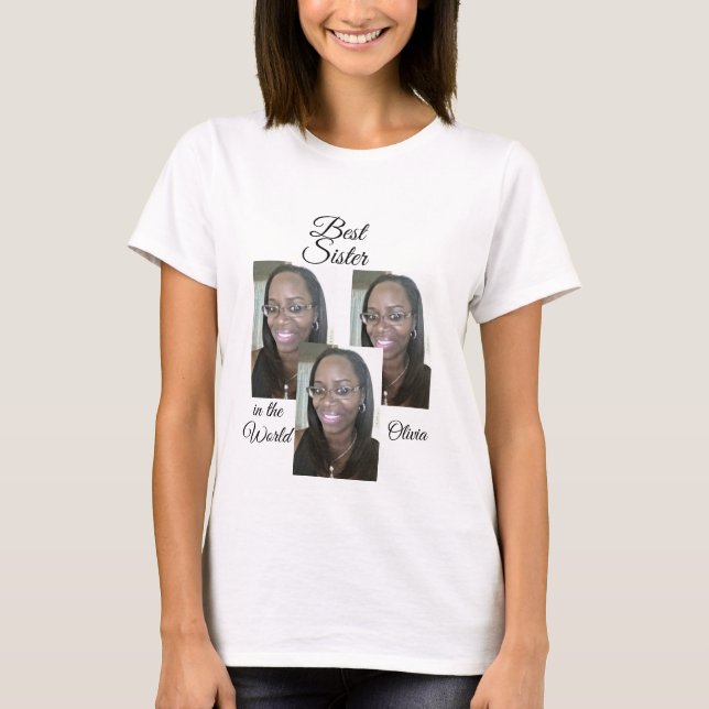 T-SHIRT PHOTO PERSONNALISÉE (Devant)