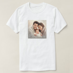 T-shirt Photo personnalisée (Ajouter votre propre photo et