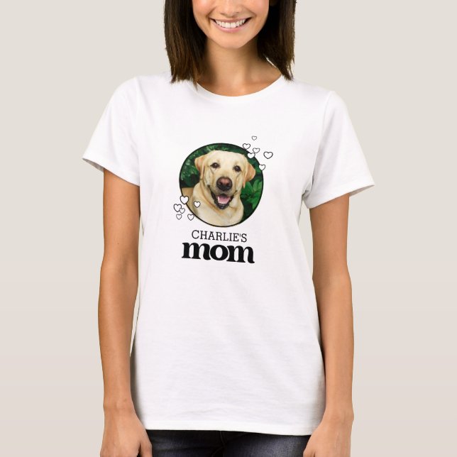 T-shirt Photo personnalisée de Pet Mom (Devant)