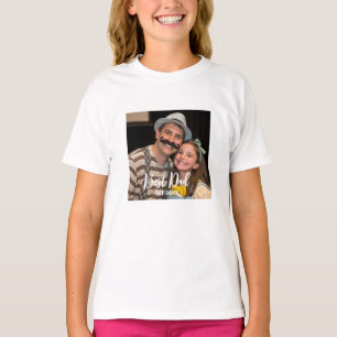 T-shirt photo personnalisée du meilleur père moderne