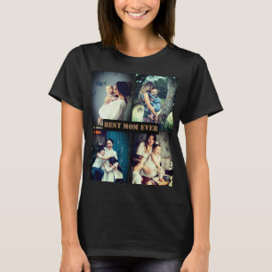 T-shirt Photo personnalisée et texte personnalisé