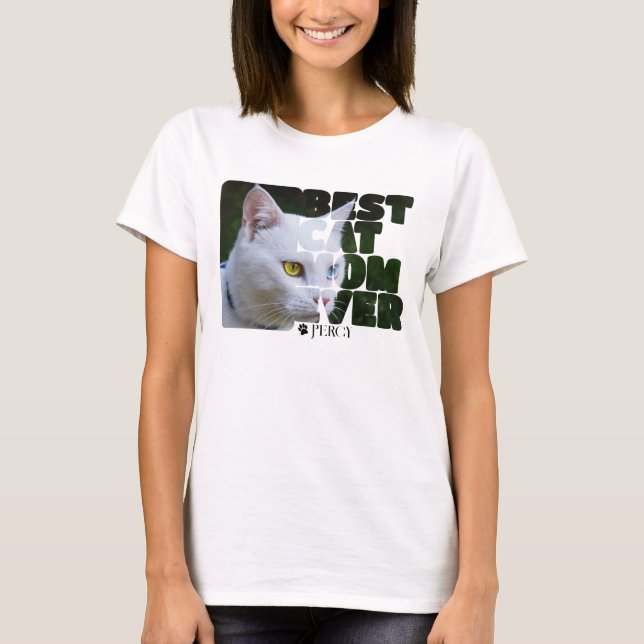 T-shirt Photo Personnalisée Et Texte Personnalisé Meilleur (Devant)