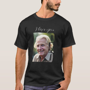 T-shirt Photo personnalisée - Je t'aime Papa   DP7