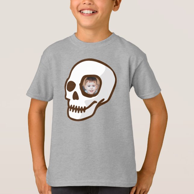 T-shirt Photo personnalisée Jour du crâne des morts effray (Devant)