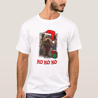T-shirt Photo personnalisée Noël Père Noël Pet HO HO HO HO