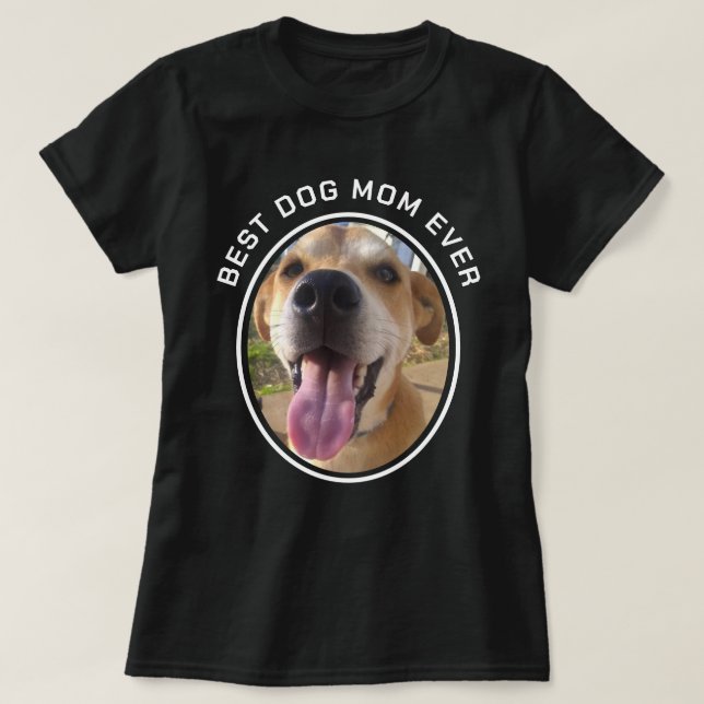 T-shirt Photo personnalisée pour animaux de compagnie Best (Design devant)
