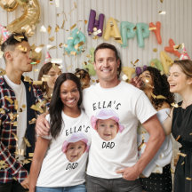 Photo personnalisée Visage bébé Nouveau père