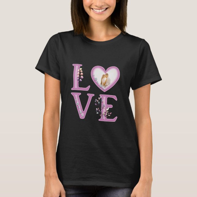 T-shirt Photo personnelle du Joyeux Valentin (Devant)