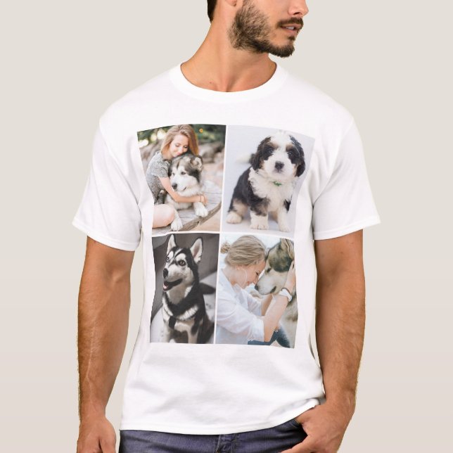 T-shirt Photo personnelle x4 (Devant)