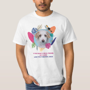 T-shirt Photo pour animaux de compagnie, éditable cadre d'