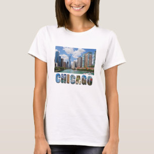 T-shirt Photo Skyline de Chicago River