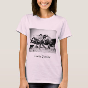 T-shirt Photo Vintage Amelia Earhart