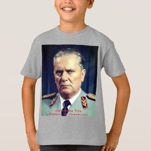 T-shirt Photo vintage du maréchal yougoslave Josip Broz Ti