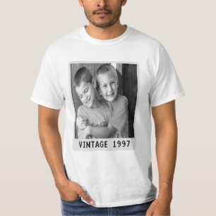 T-shirt Photo Vintage Personnalisée Et Amitié Nostalgique