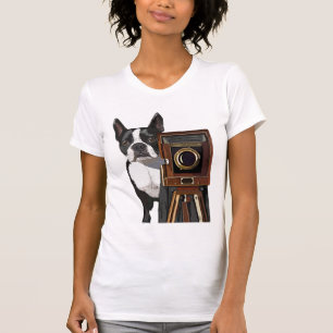 T-shirt Photographe 2 de Boston Terrier