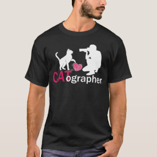 T-shirt Photographe de chat Caméra