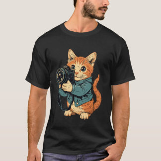 T-shirt Photographe de chats certifié hommes et femmes
