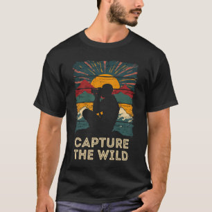T-shirt photographe de faune et de nature vintage