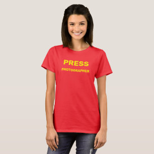 T-SHIRT PHOTOGRAPHE DE PRESSE