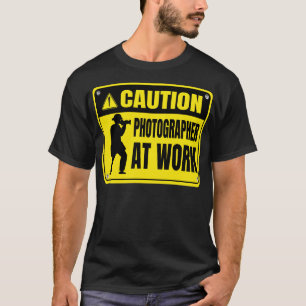 T-shirt Photographe de prudence au travail