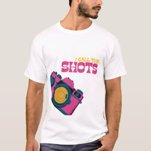 T-shirt Photographe Drôle Je Tire Les Fiches Appareil Phot