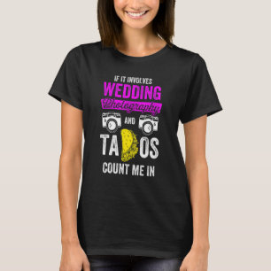 T-shirt Photographe mariage Photographe Personnel Tacos Ph