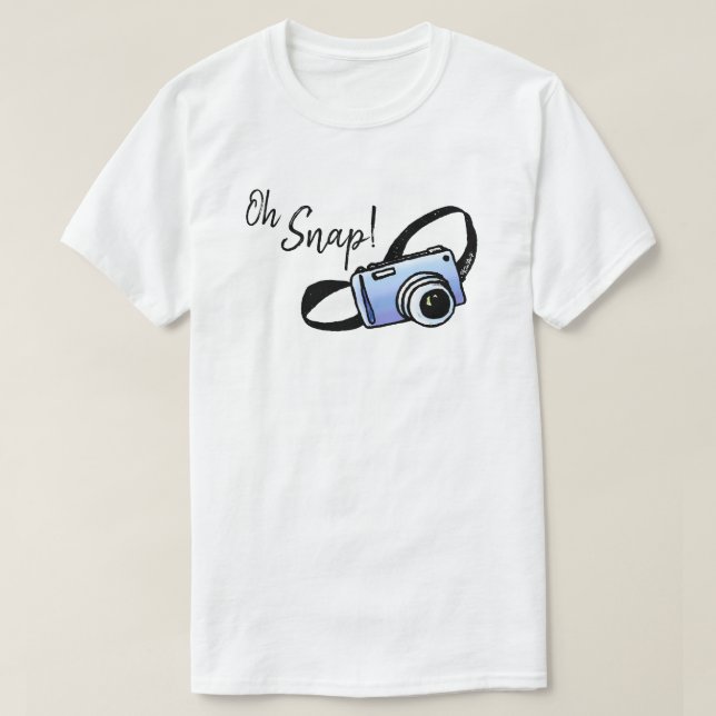 T-shirt photographe mignon (Design devant)