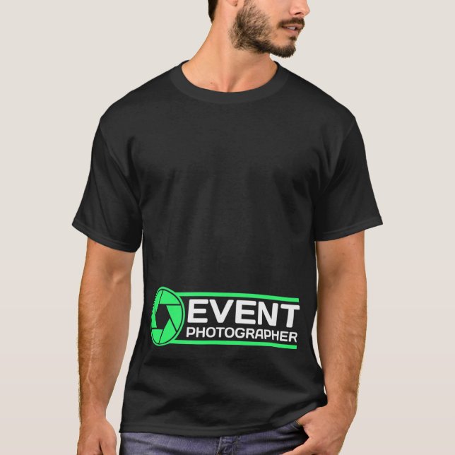 T-shirt Photographe officiel Photographie de la cérémonie  (Devant)